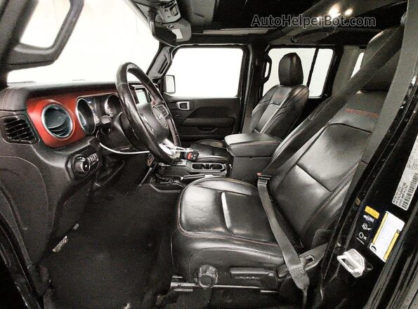 1C4HJXFGXNW277465 2022 JEEP WRANGLER Black Вид салону спереду