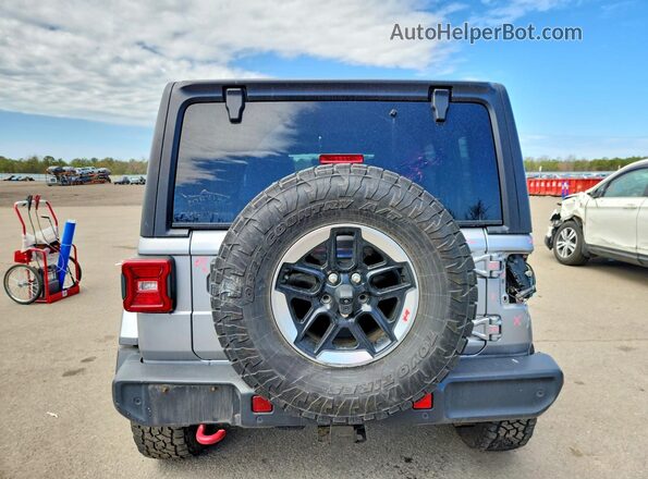 1C4HJXFN0JW176931 2018 JEEP WRANGLER Silver Widok z tyłu