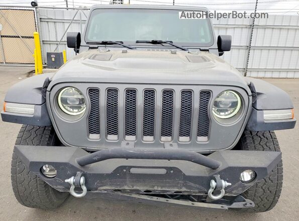 1C4HJXFN1KW576546 2019 JEEP WRANGLER Gray წინა ხედი