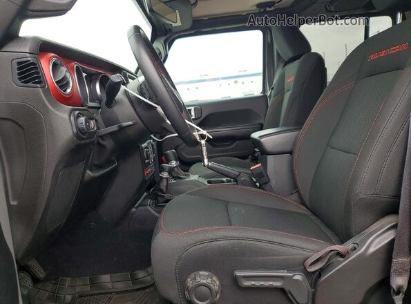 1C4HJXFN1KW576546 2019 JEEP WRANGLER Gray წინა სალონის ხედი