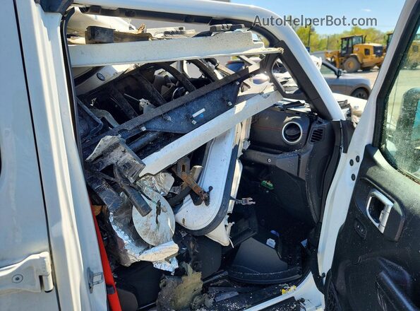 1C4HJXFN1LW267385 2020 JEEP WRANGLER White Вид панелі приладів