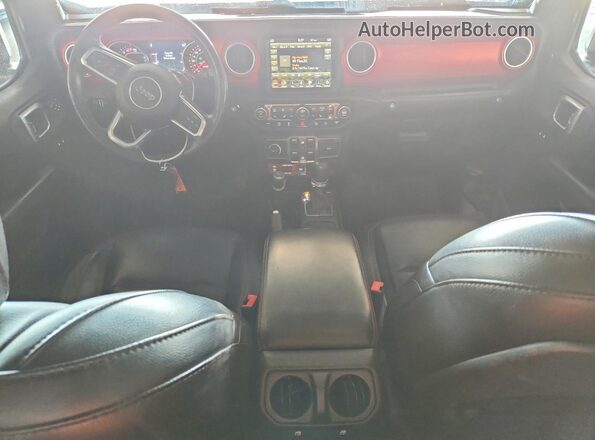 1C4HJXFN2KW681435 2019 JEEP WRANGLER Черный Вид панели приборов