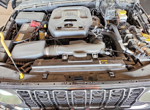 1C4HJXFN2KW681435 2019 JEEP WRANGLER Черный Вид подкапотного пространства