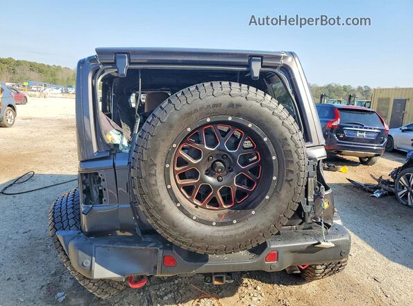 1C4HJXFN2LW135445 2020 JEEP WRANGLER Black უკანა ხედი