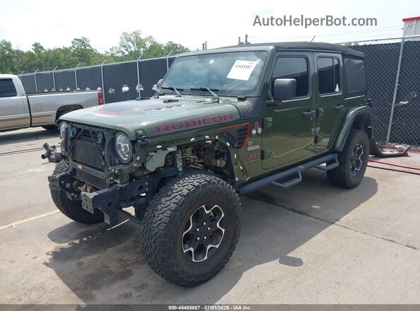 1C4HJXFN2LW325696 2020 JEEP WRANGLER UNLIMITED Green Передня ліва чверть