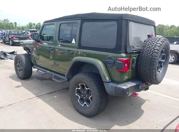 1C4HJXFN2LW325696 2020 JEEP WRANGLER UNLIMITED Green Задня ліва чверть