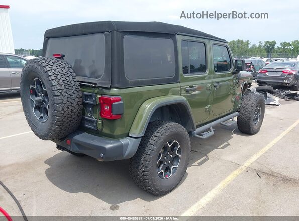 1C4HJXFN2LW325696 2020 JEEP WRANGLER UNLIMITED Green Задня права чверть