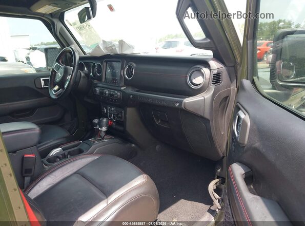 1C4HJXFN2LW325696 2020 JEEP WRANGLER UNLIMITED Green Вид салону спереду