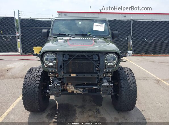 1C4HJXFN2LW325696 2020 JEEP WRANGLER UNLIMITED Green Вид задньої частини салону