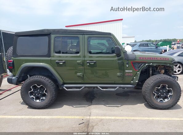 1C4HJXFN2LW325696 2020 JEEP WRANGLER UNLIMITED Green Панорамний вид салону 360°