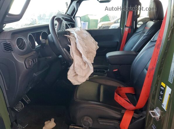 1C4HJXFN2LW337511 2020 JEEP WRANGLER Green Widok wnętrza z przodu