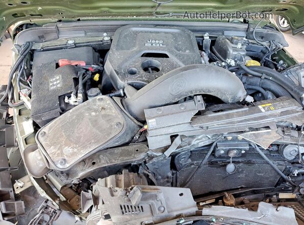 1C4HJXFN2LW337511 2020 JEEP WRANGLER Green Widok komory silnika