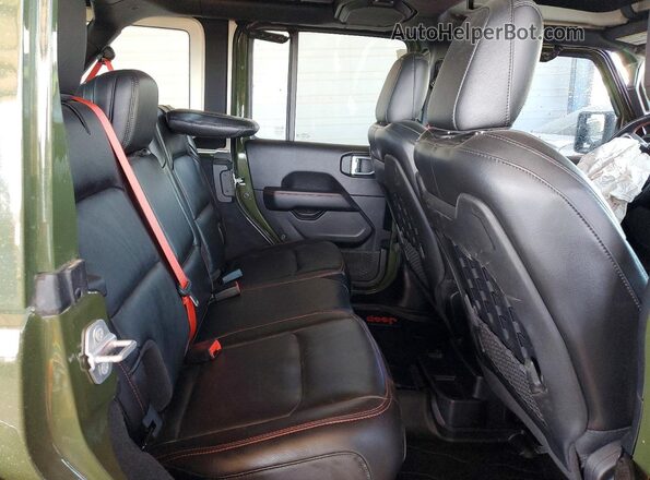1C4HJXFN2LW337511 2020 JEEP WRANGLER Green Widok wnętrza z tyłu