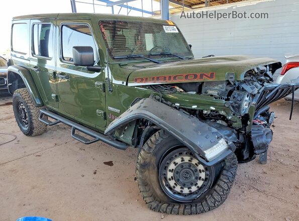 1C4HJXFN2LW337511 2020 JEEP WRANGLER Green Przód prawy