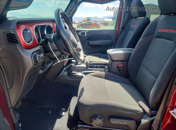 1C4HJXFN2MW783689 2021 JEEP WRANGLER Burgundy Front interior view