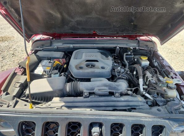 1C4HJXFN2MW783689 2021 JEEP WRANGLER Burgundy Rear interior view