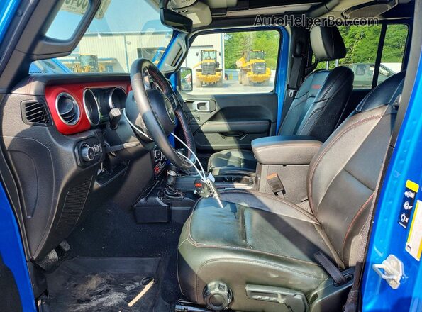 1C4HJXFN2NW133567 2022 JEEP WRANGLER Синий Вид салона спереди