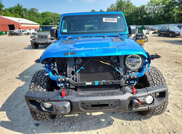 1C4HJXFN2NW133567 2022 JEEP WRANGLER Синий Вид спереди