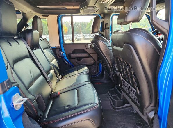 1C4HJXFN2NW133567 2022 JEEP WRANGLER Синий Вид задней части салона