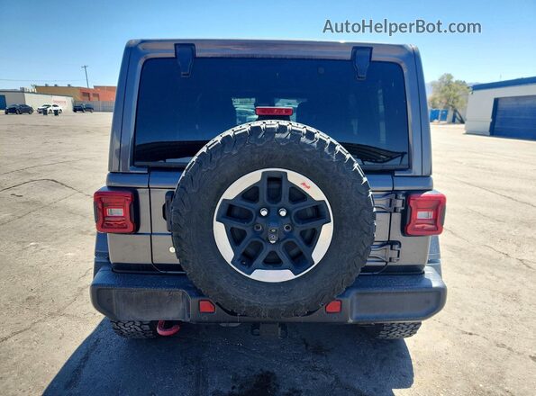 1C4HJXFN3KW545525 2019 JEEP WRANGLER Gray Widok z tyłu