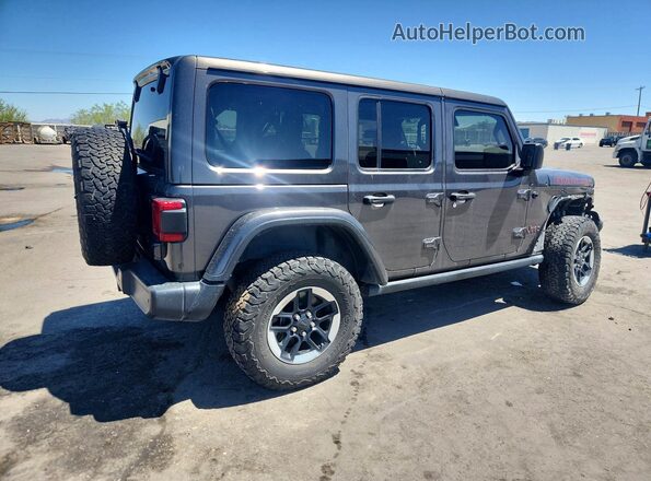 1C4HJXFN3KW545525 2019 JEEP WRANGLER Gray Tył prawy