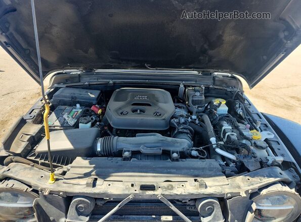 1C4HJXFN3KW545525 2019 JEEP WRANGLER Gray Widok wnętrza z tyłu