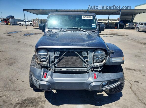 1C4HJXFN3KW545525 2019 JEEP WRANGLER Gray Widok z przodu