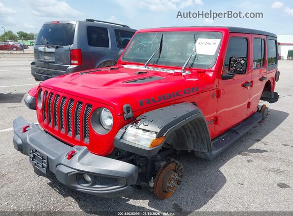 1C4HJXFN3MW522216 2021 JEEP WRANGLER UNLIMITED Red Передня ліва чверть