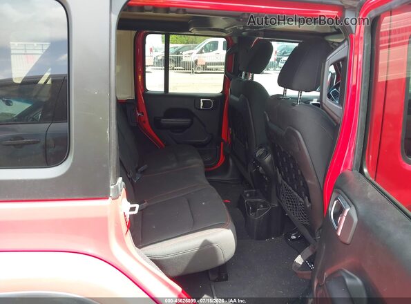 1C4HJXFN3MW522216 2021 JEEP WRANGLER UNLIMITED Red Вид наклейки з VIN-кодом