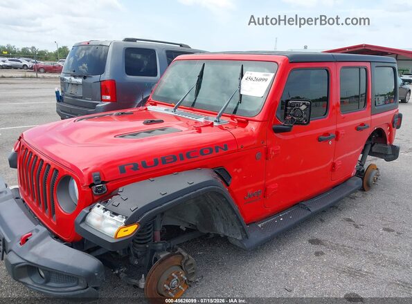 1C4HJXFN3MW522216 2021 JEEP WRANGLER UNLIMITED Red Вид спереду