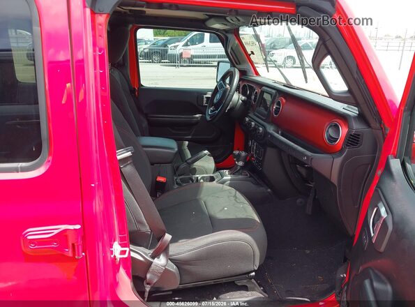 1C4HJXFN3MW522216 2021 JEEP WRANGLER UNLIMITED Red Вид салону спереду