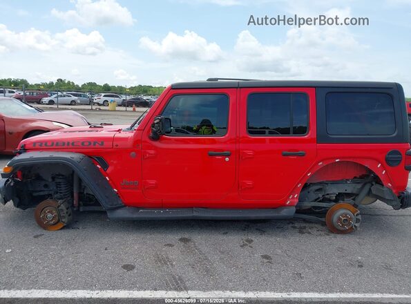 1C4HJXFN3MW522216 2021 JEEP WRANGLER UNLIMITED Red Панорамний вид салону 360°
