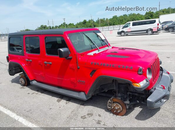1C4HJXFN3MW522216 2021 JEEP WRANGLER UNLIMITED Red Вид задньої частини салону