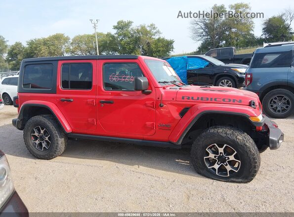 1C4HJXFN3MW605953 2021 JEEP WRANGLER UNLIMITED Red Սալոնի հետևի տեսք