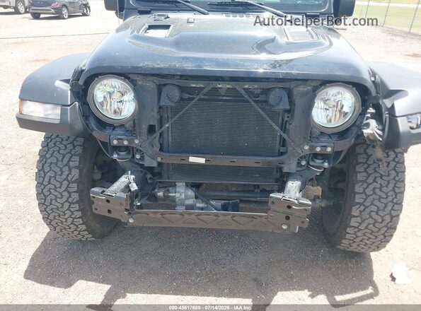 1C4HJXFN3NW123744 2022 JEEP WRANGLER UNLIMITED Black Front view