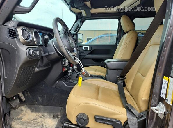1C4HJXFN4JW173272 2018 JEEP WRANGLER Charcoal Вид салону спереду