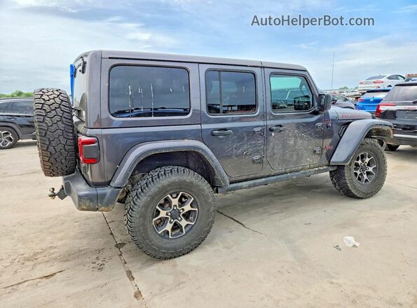 1C4HJXFN4JW173272 2018 JEEP WRANGLER Charcoal Задня права чверть