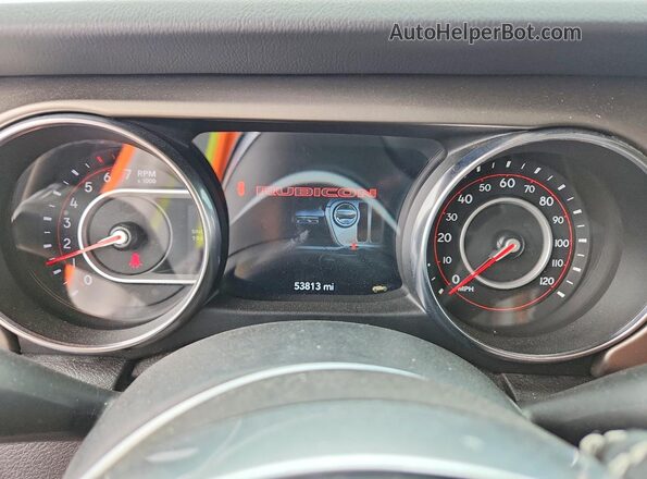 1C4HJXFN4JW173272 2018 JEEP WRANGLER Charcoal Вид щитка приладів