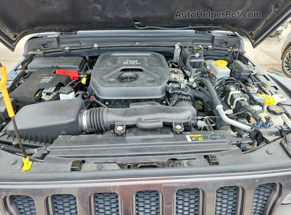 1C4HJXFN4JW173272 2018 JEEP WRANGLER Charcoal Вид задньої частини салону