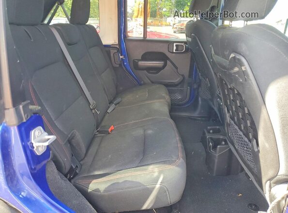 1C4HJXFN4JW211342 2018 JEEP WRANGLER Blue Widok tylnych siedzeń