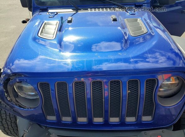 1C4HJXFN4JW211342 2018 JEEP WRANGLER Blue Widok wnętrza z tyłu