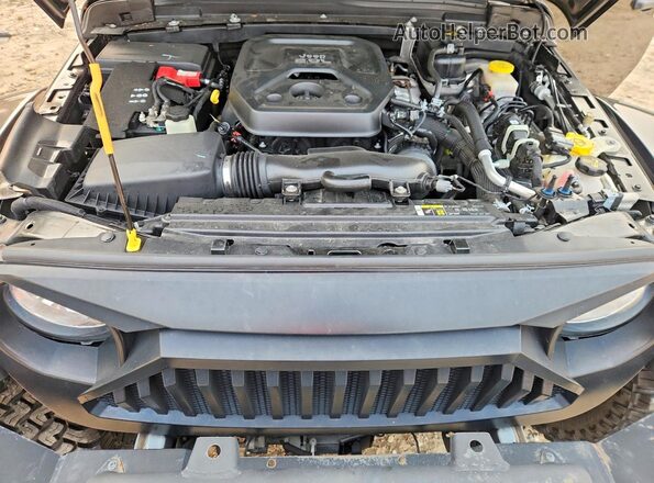 1C4HJXFN4LW260110 2020 JEEP WRANGLER Черный Вид задней части салона