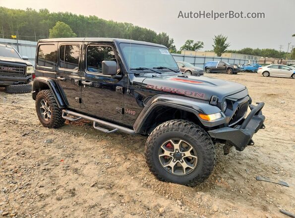 1C4HJXFN4LW260110 2020 JEEP WRANGLER Черный Передняя правая четверть