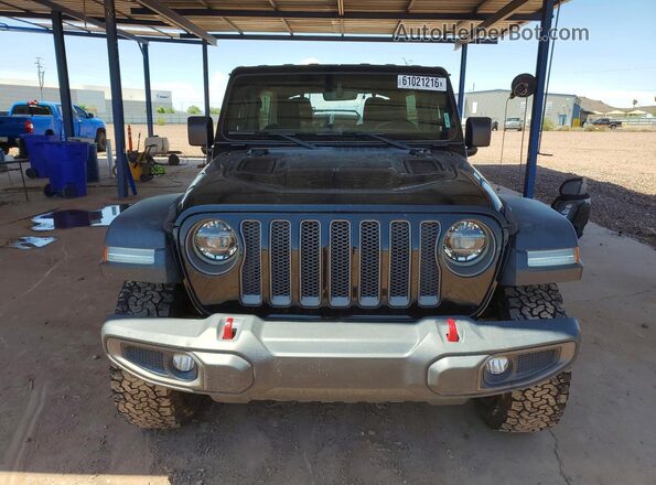 1C4HJXFN4LW263802 2020 JEEP WRANGLER Black Front view