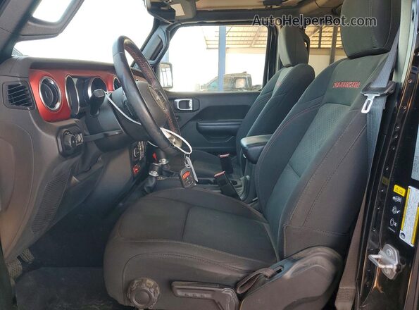 1C4HJXFN4LW263802 2020 JEEP WRANGLER Black Front interior view