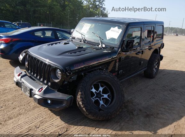1C4HJXFN4LW350924 2020 JEEP WRANGLER UNLIMITED Black Przód lewy