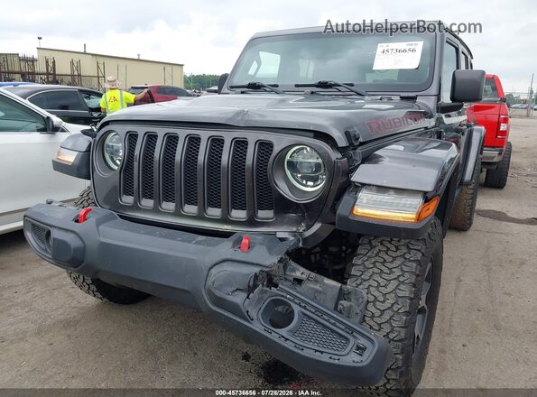 1C4HJXFN5JW331604 2018 JEEP WRANGLER UNLIMITED Gray Widok z przodu