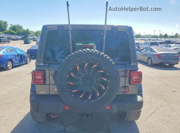 1C4HJXFN5KW653824 2019 JEEP WRANGLER Charcoal უკანა ხედი