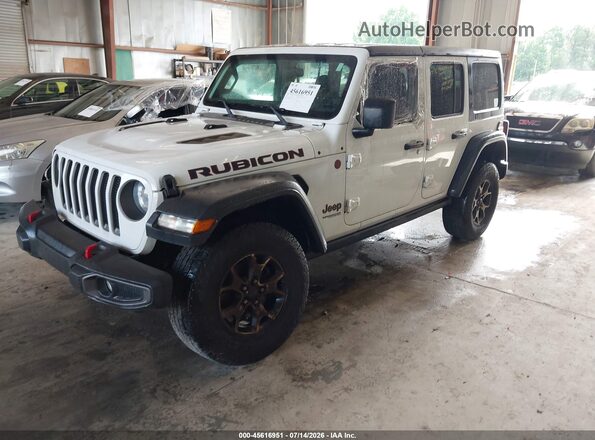 1C4HJXFN5LW214513 2020 JEEP WRANGLER UNLIMITED White Vista tres cuartos delantera izquierda