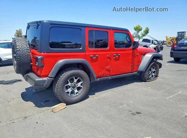 1C4HJXFN5NW129576 2022 JEEP WRANGLER Red Trasero derecho